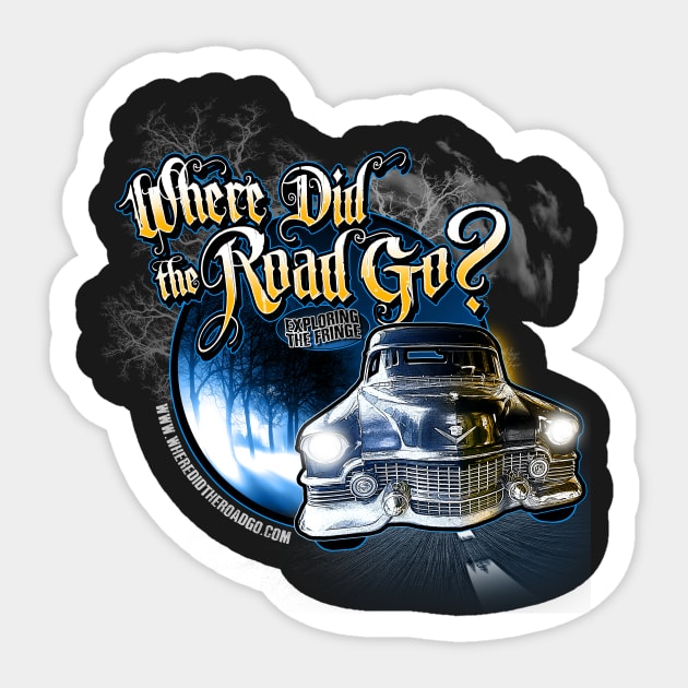 Where Did the Road Go? Car Shirt Sticker by Seriah